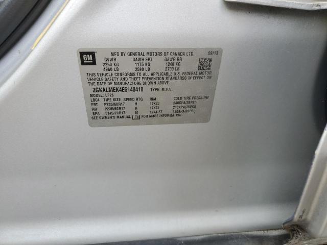 2014 GMC TERRAIN SL - 2GKALMEK4E6140410