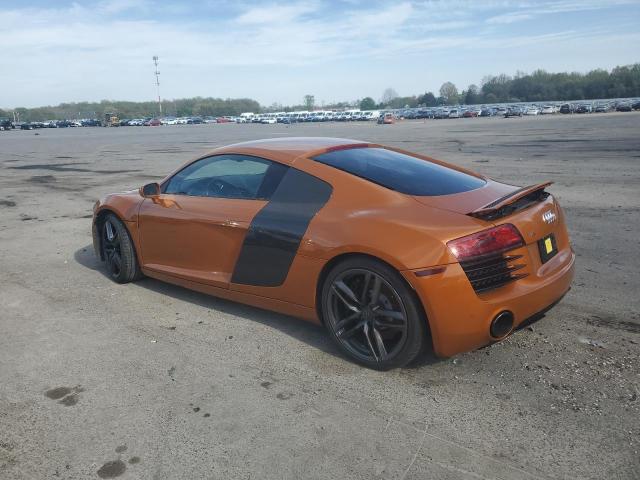 AUDI R8 4.2 QUA 2014 orange coupe gas WUAAUAFG4EN002088 photo #3