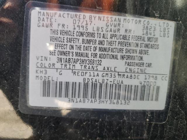 2017 NISSAN SENTRA S - 3N1AB7AP3HY368132