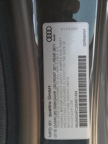 2016 AUDI RS7 - WUAW2AFC2GN901494