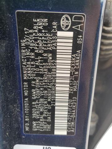2017 TOYOTA COROLLA L - 2T1BURHE2HC888852
