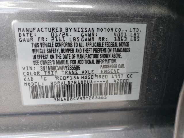 2024 NISSAN SENTRA SV - 3N1AB8CV4RY285585