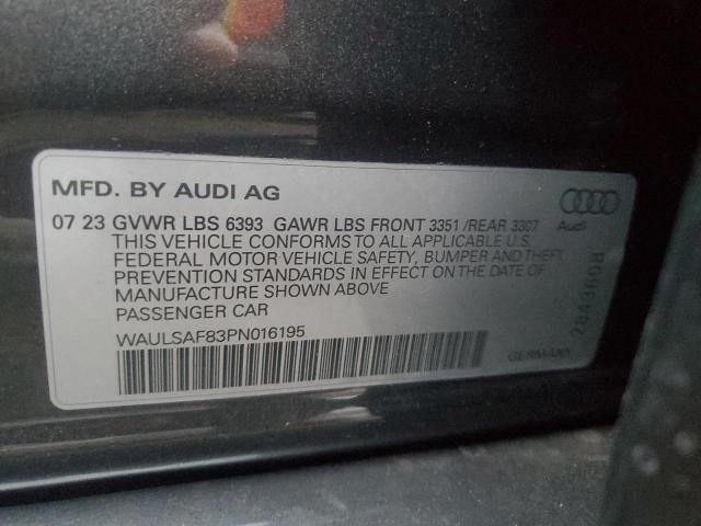 2023 AUDI S8 WAULSAF83PN016195
