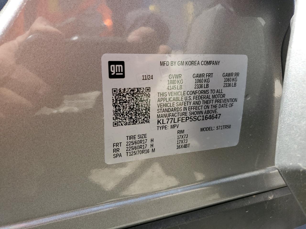 Lot #3246836829 2025 CHEVROLET TRAX LS