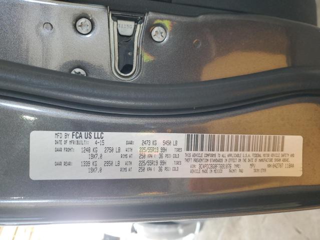 2015 DODGE JOURNEY SX - 3C4PDCBG8FT691076