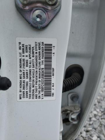 2018 HONDA CIVIC EX - 19XFC1E37JE003478