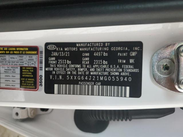 2021 KIA K5 GT LINE - 5XXG64J21MG055940