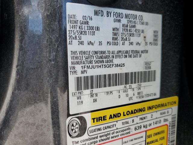 2016 FORD EXPEDITION - 1FMJU1HT5GEF38425