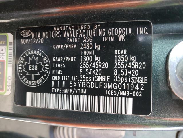 2021 KIA SORENTO LX - 5XYRGDLF3MG011942