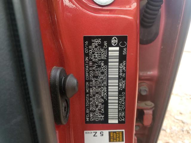 2016 TOYOTA PRIUS - JTDKARFU8G3526003