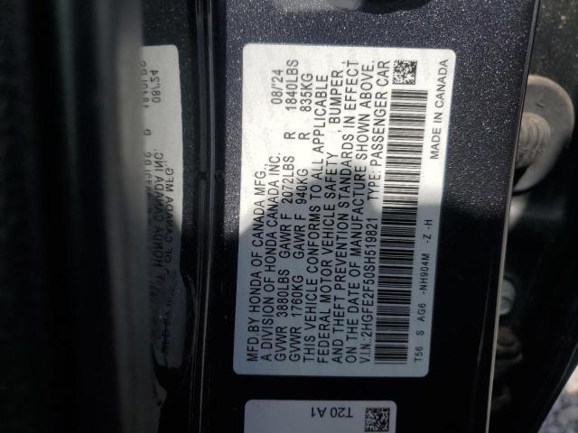 2025 HONDA CIVIC SPOR - 2HGFE2F50SH519821