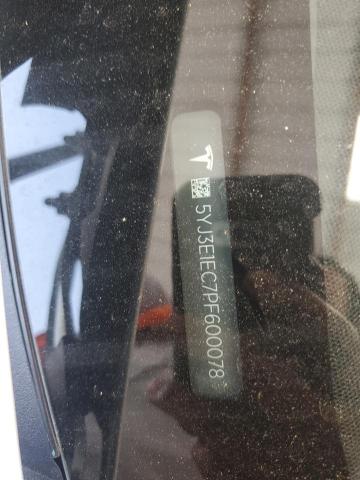 2023 TESLA MODEL 3 - 5YJ3E1EC7PF600078