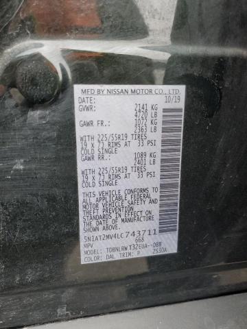 2020 NISSAN ROGUE S - 5N1AT2MV4LC743711
