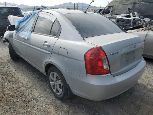 HYUNDAI ACCENT GLS 2011 silver sedan 4d gas KMHCN4AC7BU601699 photo #3