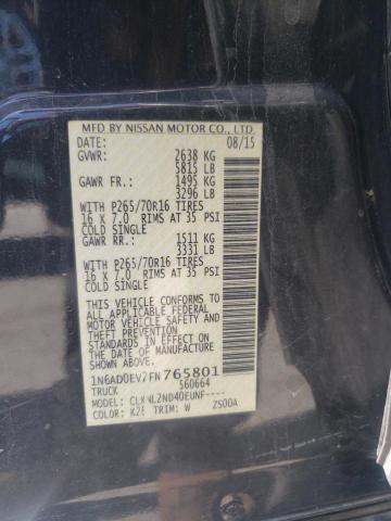 2015 NISSAN FRONTIER S - 1N6AD0EV2FN765801