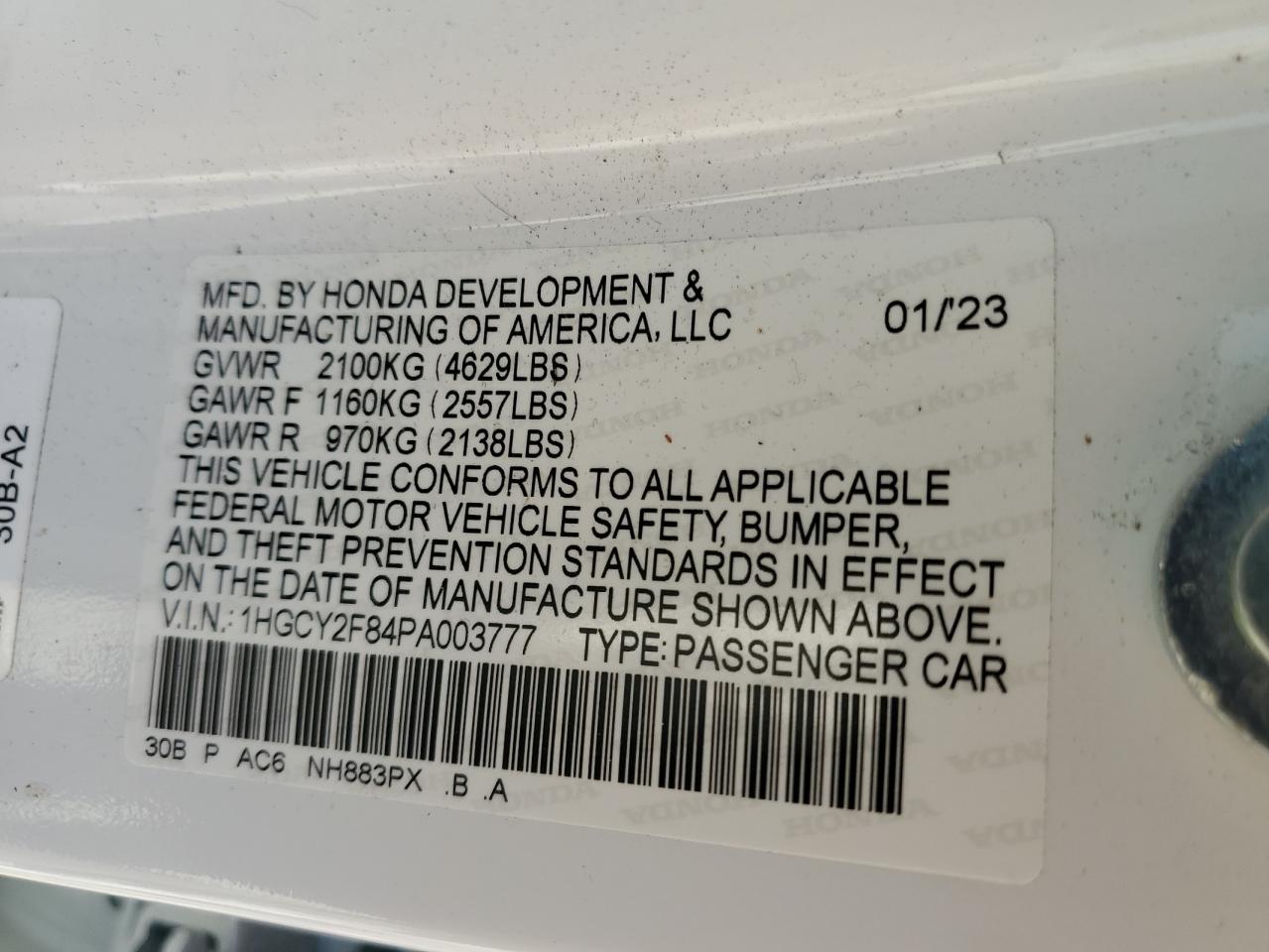 HONDA ACCORD TOURING HYBRID