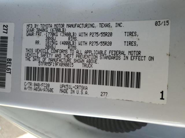 2015 TOYOTA TUNDRA DOU - 5TFRM5F19FX090015