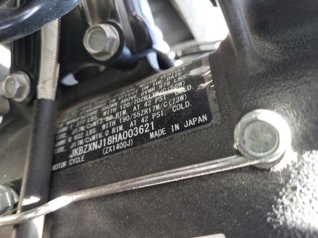 2017 KAWASAKI ZX1400 J JKBZXNJ18HA003621