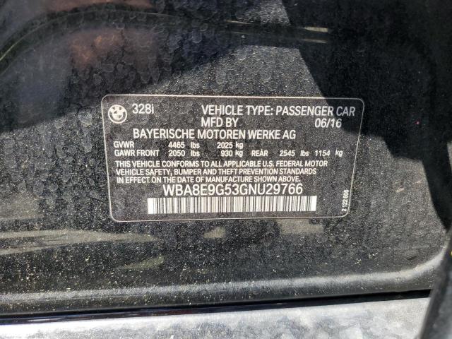 2016 BMW 328 I SULE - WBA8E9G53GNU29766
