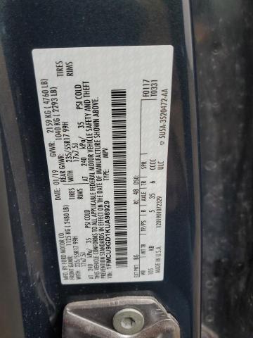 2019 FORD ESCAPE SE - 1FMCU9GD1KUA98929