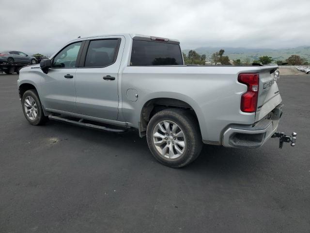 CHEVROLET SILVERADO 2022 silver  gas 1GCPWBEK8NZ205698 photo #3