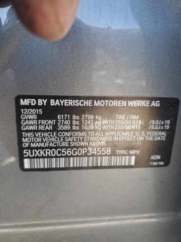 2016 BMW X5 XDRIVE3 5UXKR0C56G0P34558