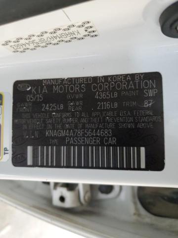 2015 KIA OPTIMA LX - KNAGM4A78F5644683