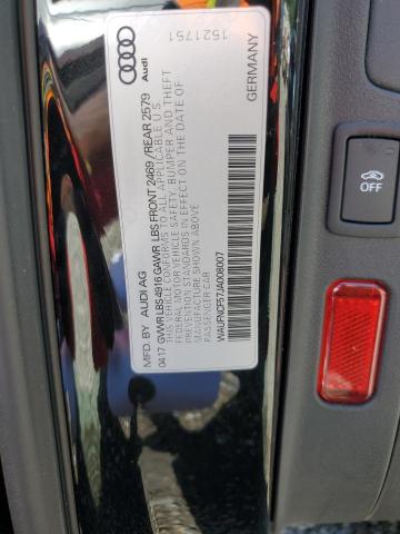 2018 AUDI A5 PRESTIG - WAUFNCF57JA008007