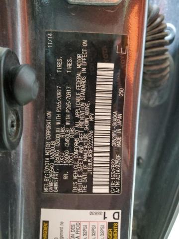 2015 TOYOTA 4RUNNER SR - JTEBU5JRXF5222396