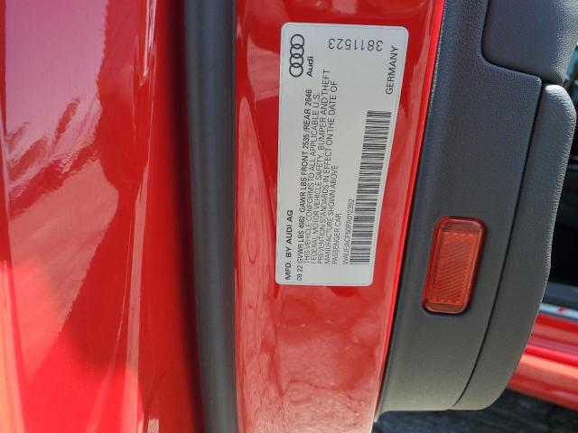 2023 AUDI A5 PRESTIG WAUEACF50PA012352