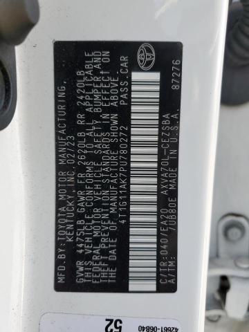 2023 TOYOTA CAMRY SE N - 4T1G11AK7PU780272
