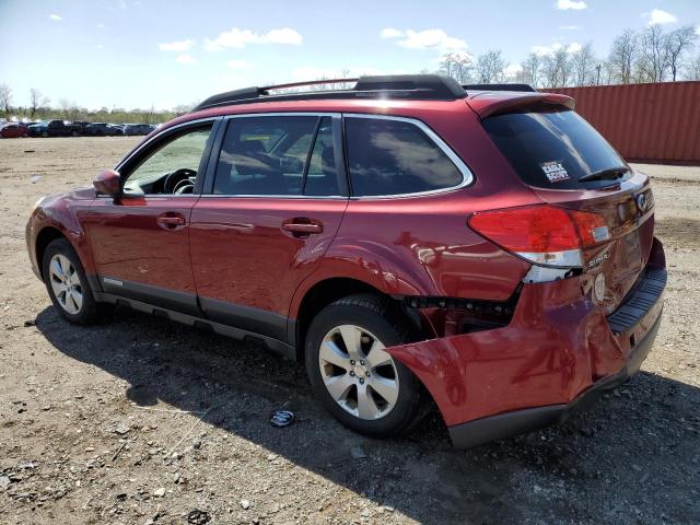 SUBARU OUTBACK 2. 2012 red  gas 4S4BRBCC9C3236323 photo #3