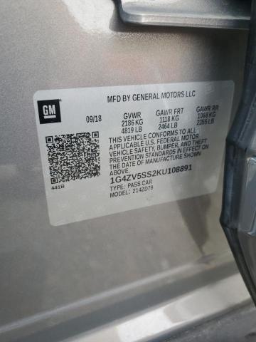 2019 BUICK LACROSSE A 1G4ZV5SS2KU108891