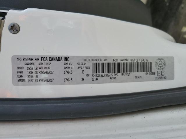 2018 DODGE GRAND CARA 2C4RDGEG2JR302715