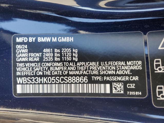 2025 BMW M4 COMPETI WBS33HK05SCS88866