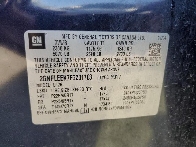 2015 CHEVROLET EQUINOX LS - 2GNFLEEK7F6201703