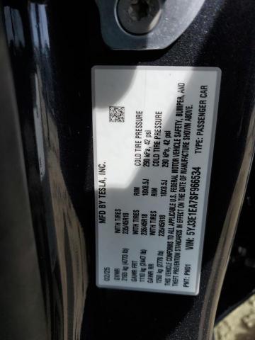 2025 TESLA MODEL 3 5YJ3E1EA7SF966534