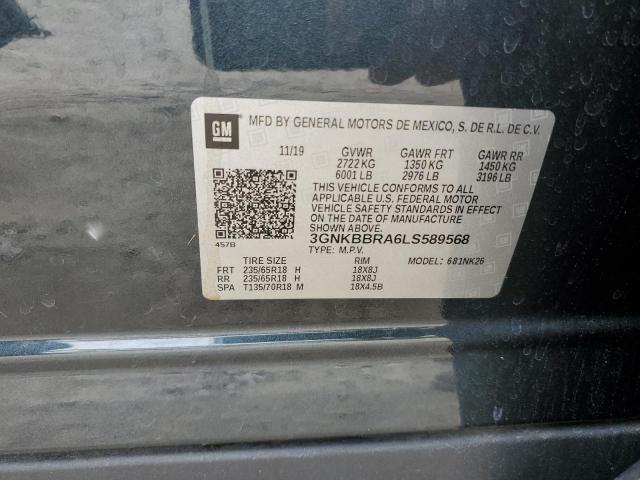 2020 CHEVROLET BLAZER 1LT - 3GNKBBRA6LS589568