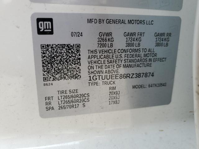 2024 GMC SIERRA K15 - 1GTUUEE86RZ387874
