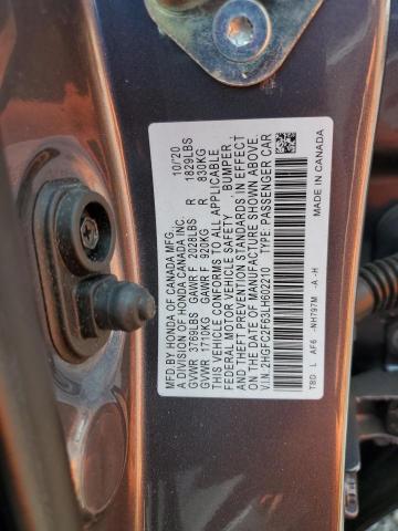 2020 HONDA CIVIC LX - 2HGFC2F63LH602210