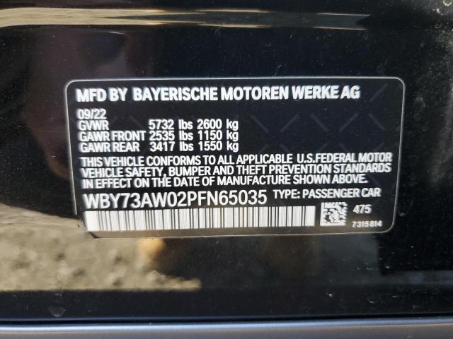 2023 BMW I4 EDRIVE WBY73AW02PFN65035