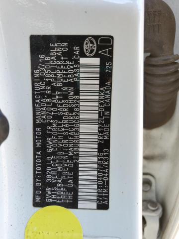 2016 TOYOTA COROLLA L - 2T1BURHE3GC628328