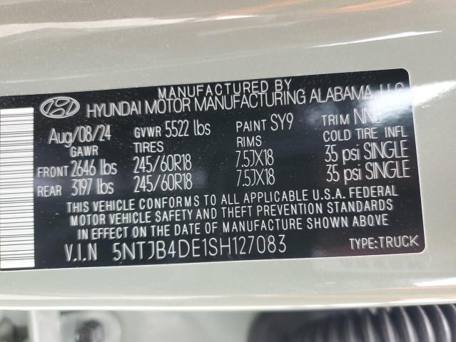 2025 HYUNDAI SANTA CRUZ - 5NTJB4DE1SH127083