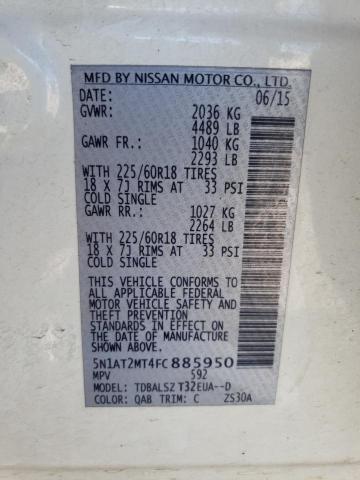 2015 NISSAN ROGUE S - 5N1AT2MT4FC885950