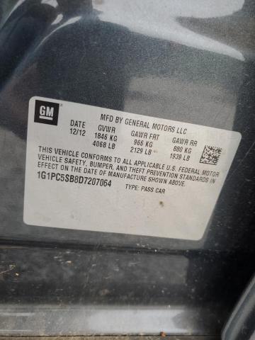 2013 CHEVROLET CRUZE LT - 1G1PC5SB8D7207064