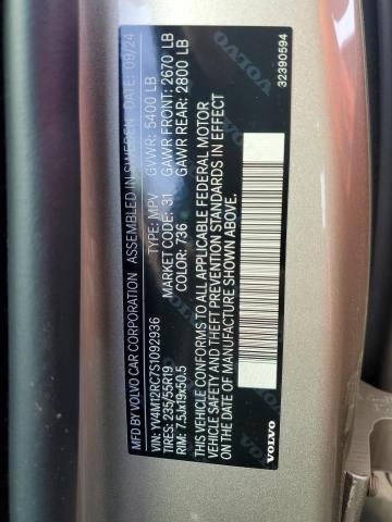 2025 VOLVO XC60 PLUS YV4M12RC7S1092936