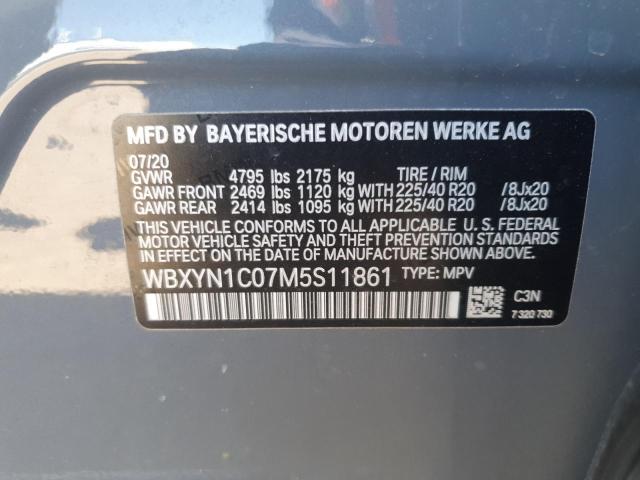2021 BMW X2 M35I WBXYN1C07M5S11861