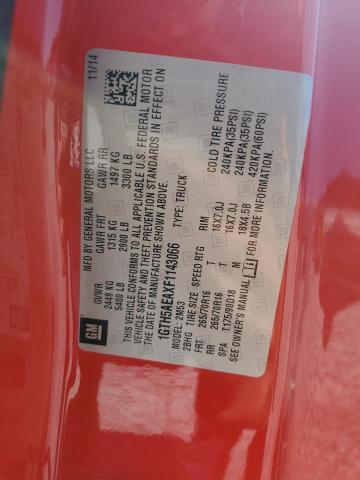 2015 GMC CANYON 1GTH5AEAXF1143066