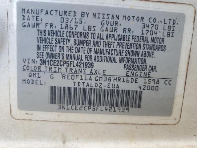 2015 NISSAN VERSA NOTE - 3N1CE2CP5FL421939