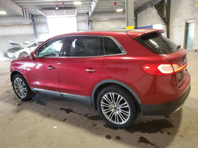 Vin: 2lmtj8lr9gbl82430, lot: 53891855, lincoln mkx reserve 20162